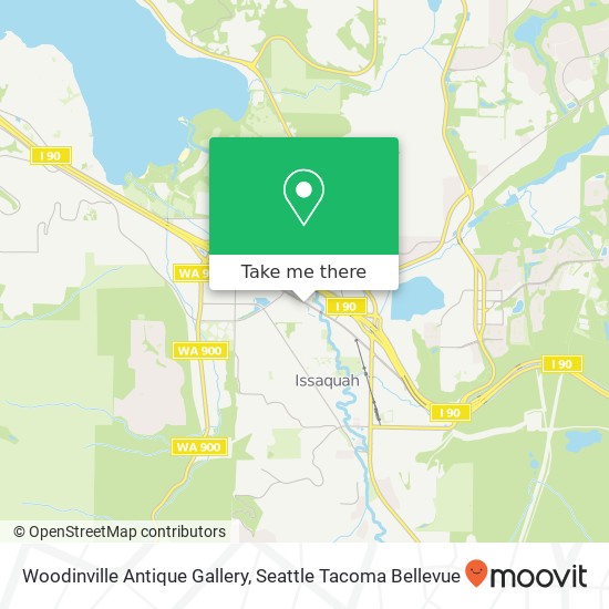 Mapa de Woodinville Antique Gallery