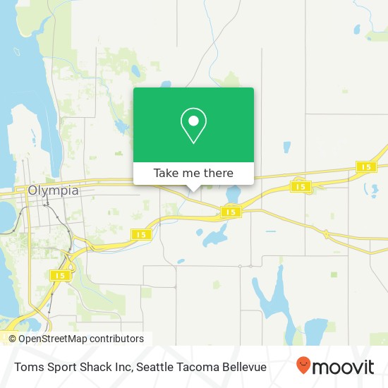 Toms Sport Shack Inc map