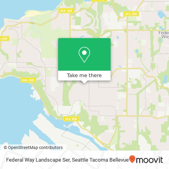 Federal Way Landscape Ser map