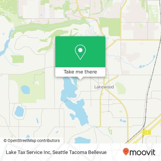 Lake Tax Service Inc map