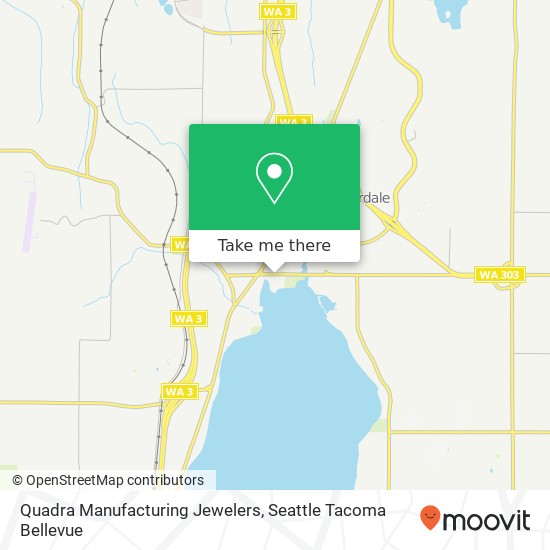 Quadra Manufacturing Jewelers map