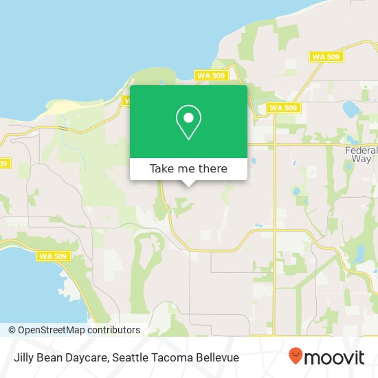 Jilly Bean Daycare map