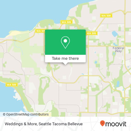 Weddings & More map