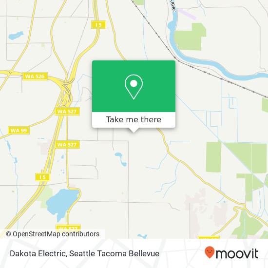 Dakota Electric map