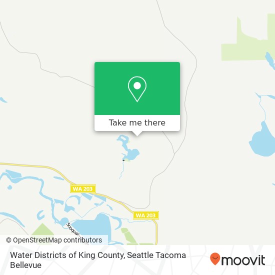 Mapa de Water Districts of King County