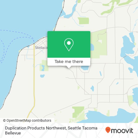 Duplication Products Northwest map