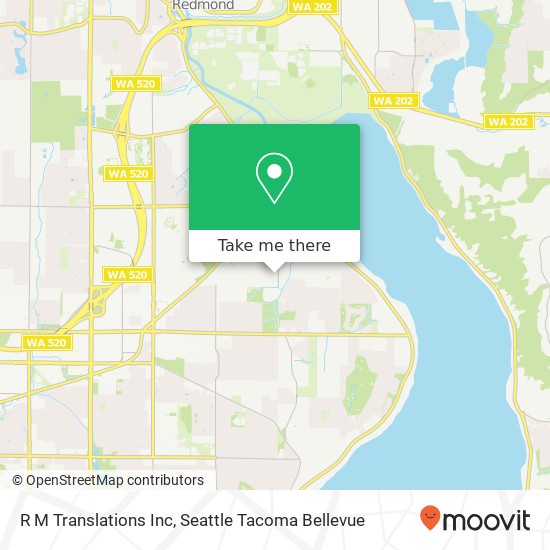 Mapa de R M Translations Inc