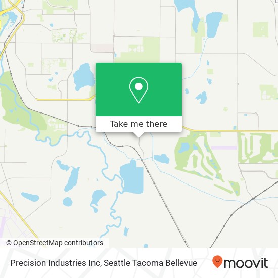 Precision Industries Inc map