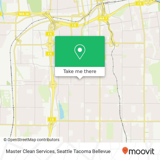 Master Clean Services map