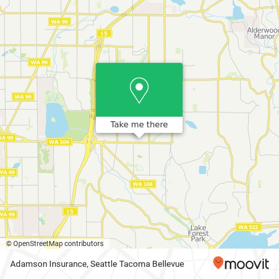 Adamson Insurance map