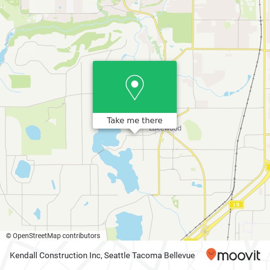 Kendall Construction Inc map