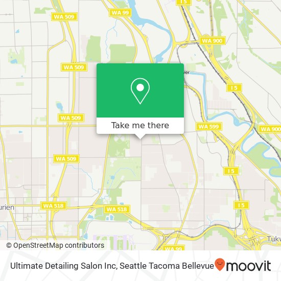 Mapa de Ultimate Detailing Salon Inc