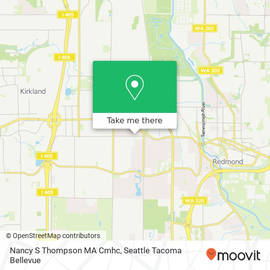 Nancy S Thompson MA Cmhc map