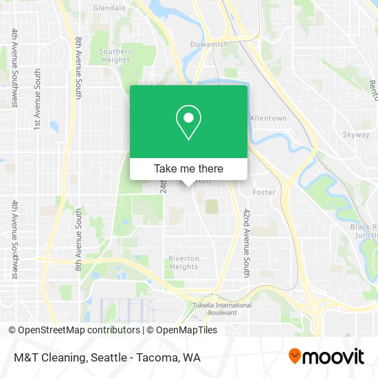 M&T Cleaning map