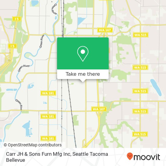 Carr JH & Sons Furn Mfg Inc map