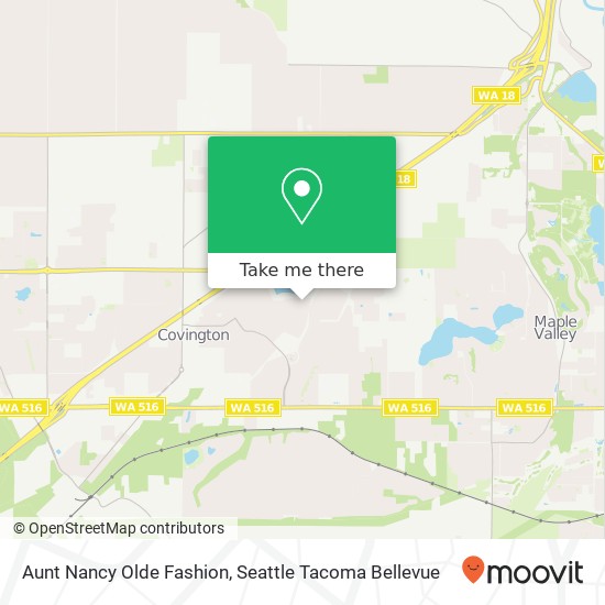 Mapa de Aunt Nancy Olde Fashion