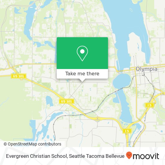 Mapa de Evergreen Christian School