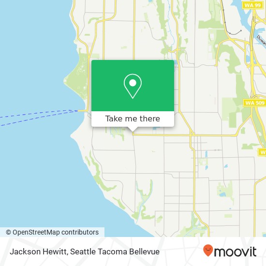 Mapa de Jackson Hewitt