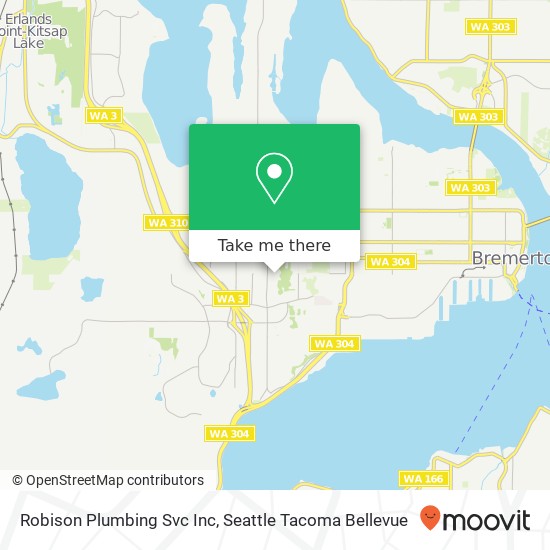 Mapa de Robison Plumbing Svc Inc