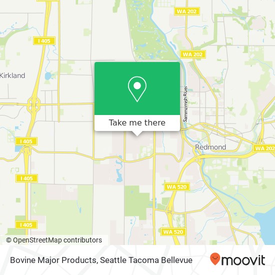 Bovine Major Products map