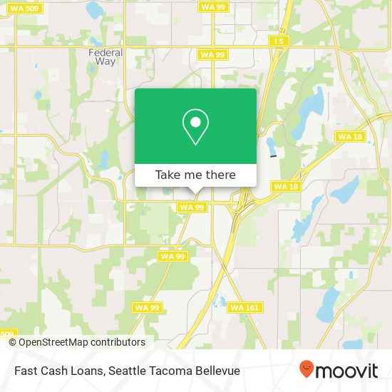 Fast Cash Loans map