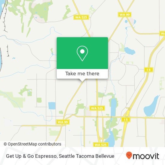 Get Up & Go Espresso map