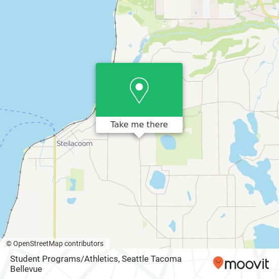 Student Programs/Athletics map
