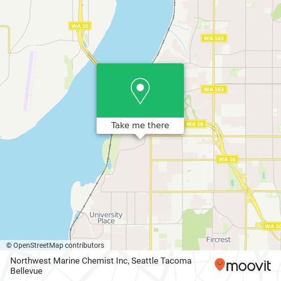 Mapa de Northwest Marine Chemist Inc