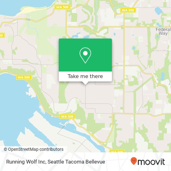 Running Wolf Inc map