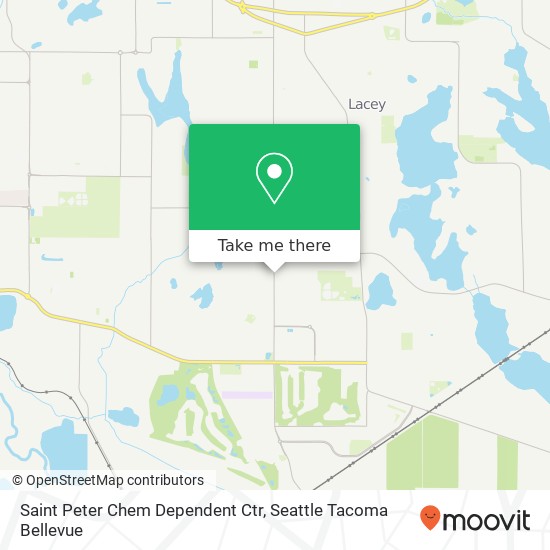 Saint Peter Chem Dependent Ctr map