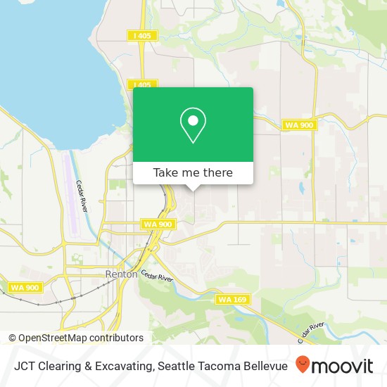 JCT Clearing & Excavating map