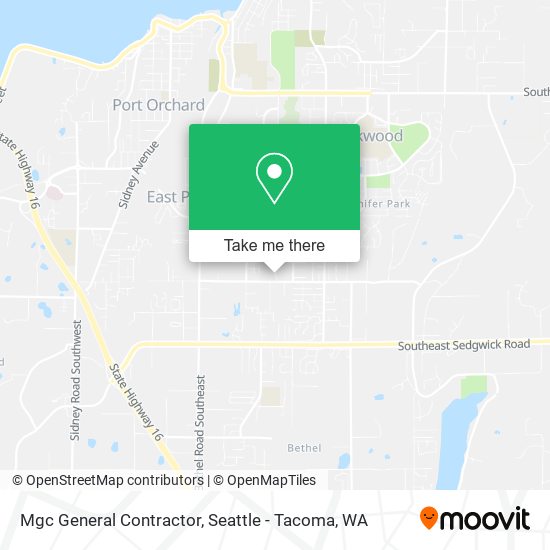 Mgc General Contractor map