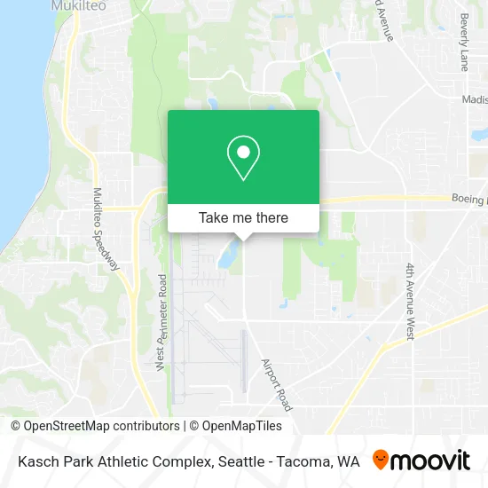 Kasch Park Athletic Complex map