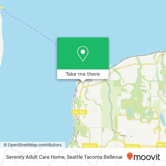 Mapa de Serenity Adult Care Home