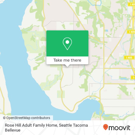 Rose Hill Adult Family Home map