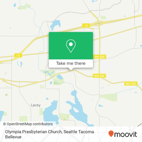 Olympia Presbyterian Church map