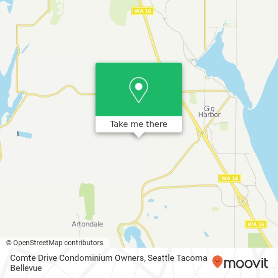 Mapa de Comte Drive Condominium Owners