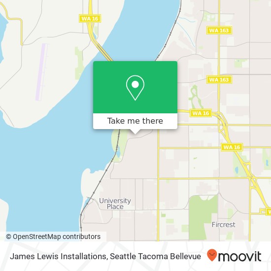 James Lewis Installations map