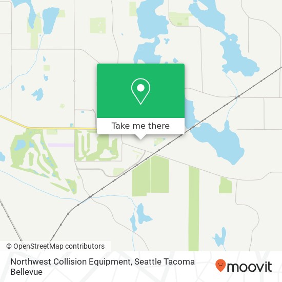 Northwest Collision Equipment map