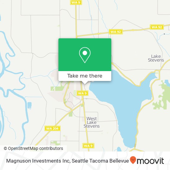 Magnuson Investments Inc map