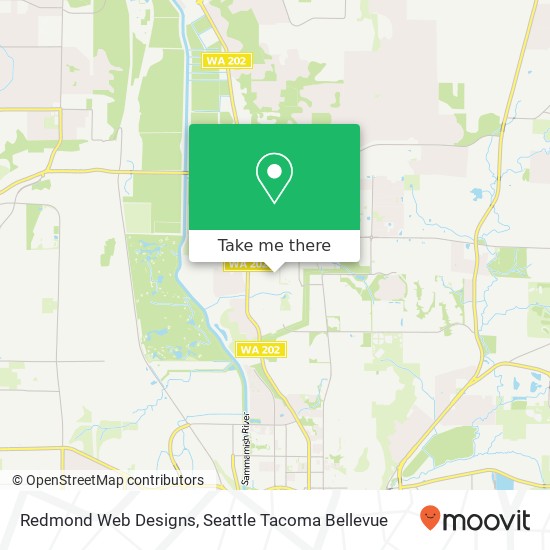 Mapa de Redmond Web Designs