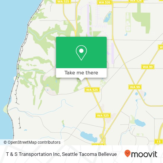 T & S Transportation Inc map