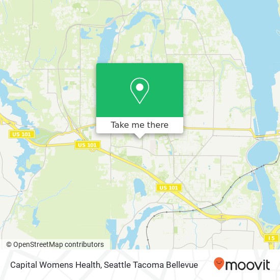 Capital Womens Health map