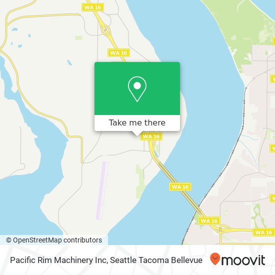 Pacific Rim Machinery Inc map