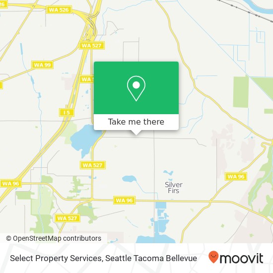 Mapa de Select Property Services