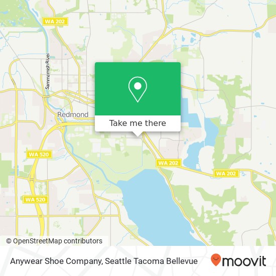 Anywear Shoe Company map