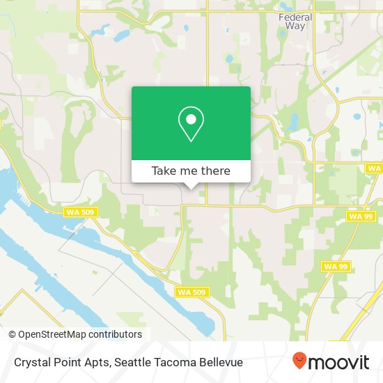 Crystal Point Apts map