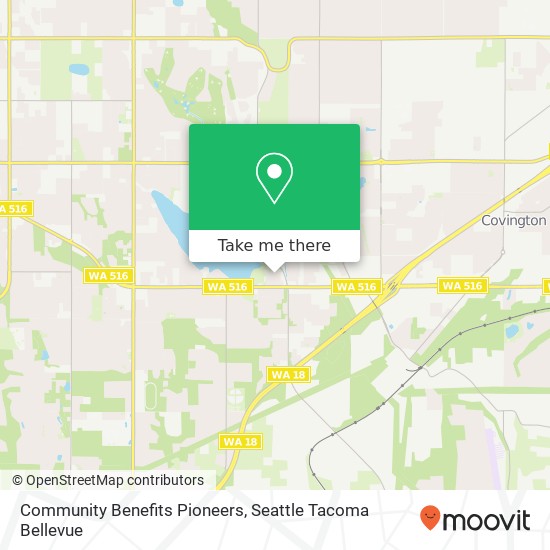 Community Benefits Pioneers map