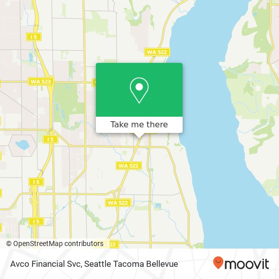 Avco Financial Svc map