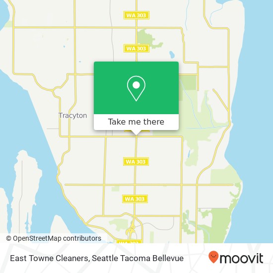 East Towne Cleaners map